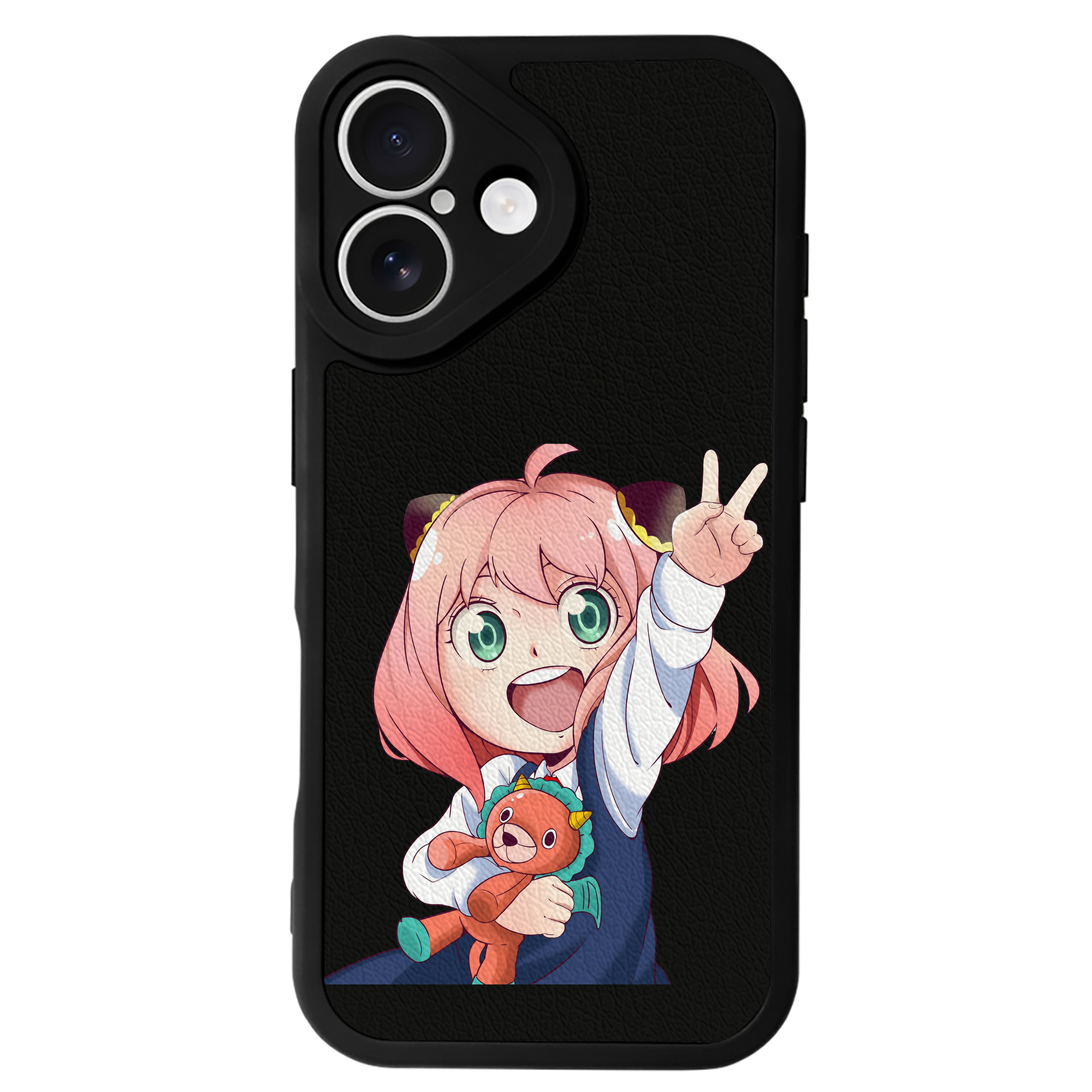 （画像用） SPY×FAMILY间谍家家酒 【iPhone 16シリーズ対応】シリコンスマホケース（レザー調） 材質：シリコン
